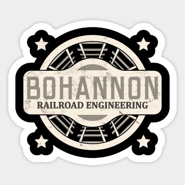 Bohannon Railroad Engineering Sticker by robotrobotROBOT